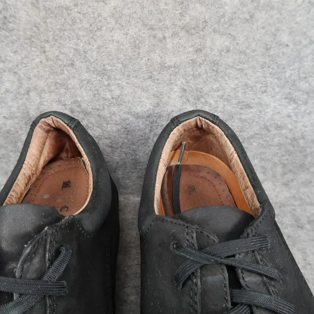 Cambridge Classics Shoe Men 9.5 Derby Oxford Noble Black Leather Classic Lace Up